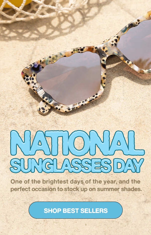 One of the brightest days of the year, and the perfect occasion to stock up on summer shades.