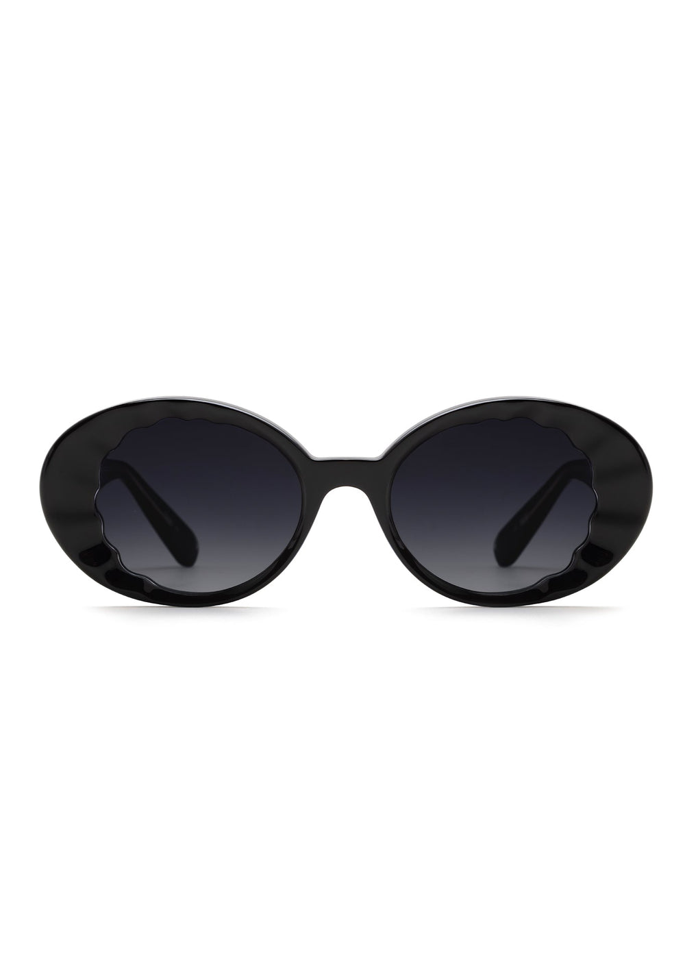 ALIXE | Black + Black and Crystal, acetate KREWE sunglasses