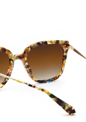 DEDE NYLON | Canary 18K Handcrafted, luxury yellow, multicolored acetate KREWE sunglasses