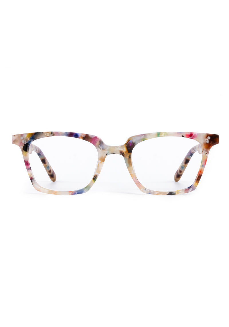HOWARD | Gelato Handcrafted, luxury multicolored acetate small rectangular KREWE eyeglasses