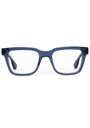 LEE | Oceana Handcrafted, luxury blue acetate square rectangle KREWE eyeglasses