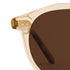 MARKLE | Champagne + Rue Tortoise 18K Polarized swatch