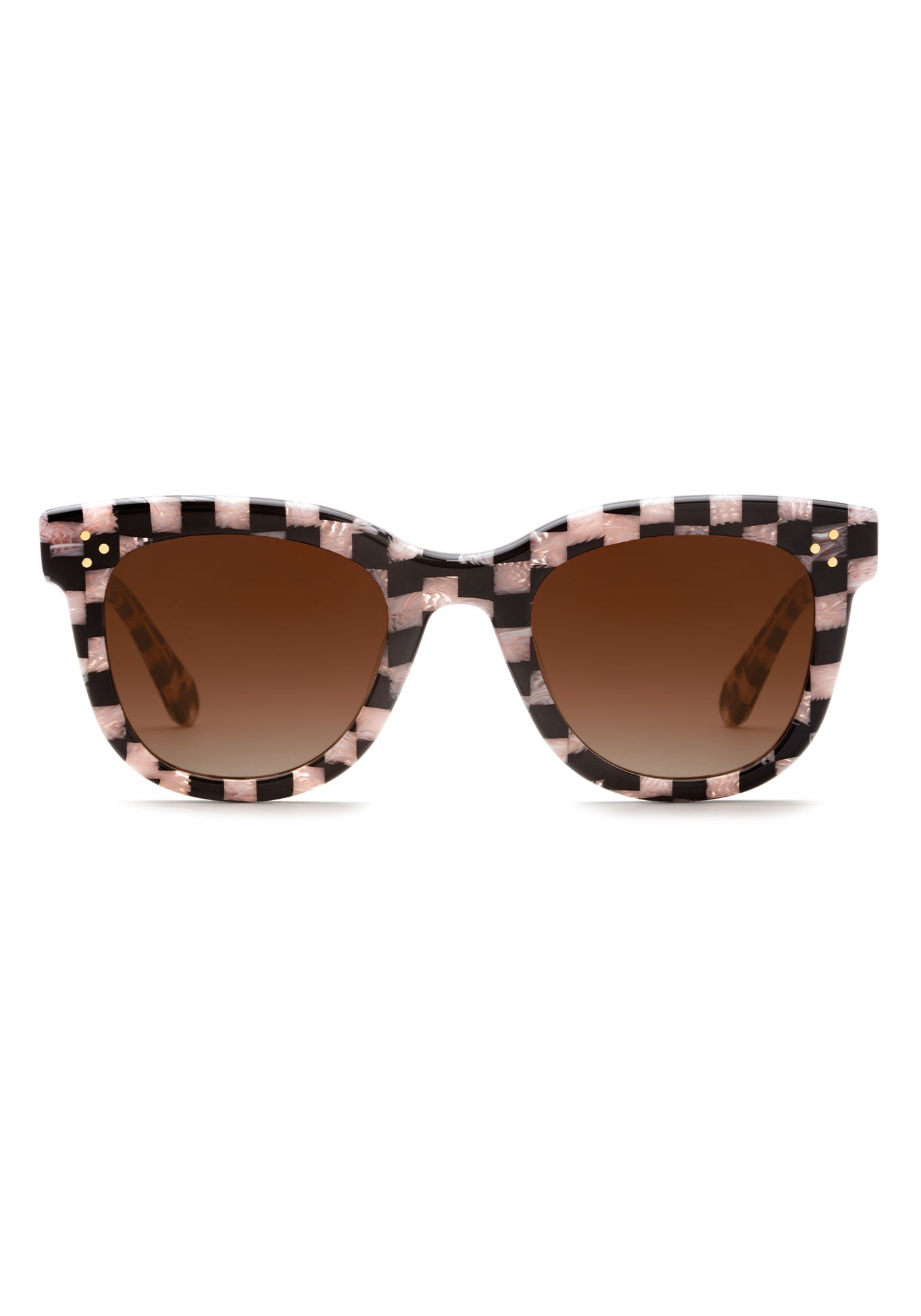 Checkered cat hot sale eye sunglasses