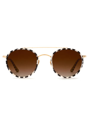 Krewe Women's Round Sunglasses - Gold